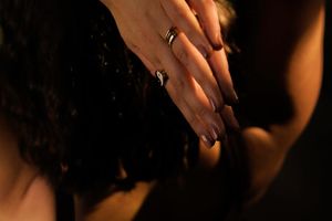 Controlled hand movement in yoga practice